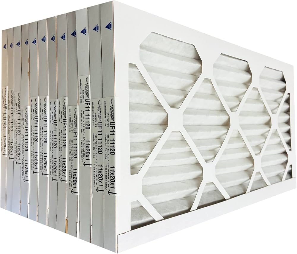 11x20x1 Furnace Filter MERV 8 Pleated Filters
